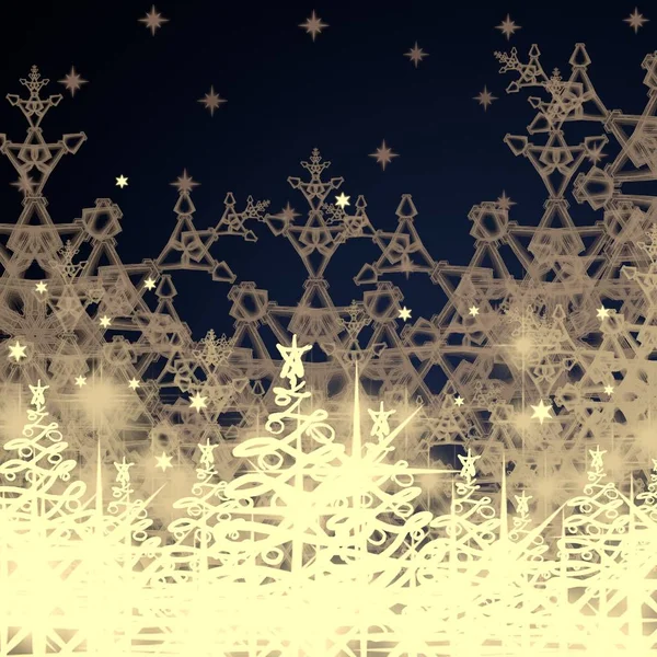 Grunge Christmas Background Snowflakes — Stock Photo, Image