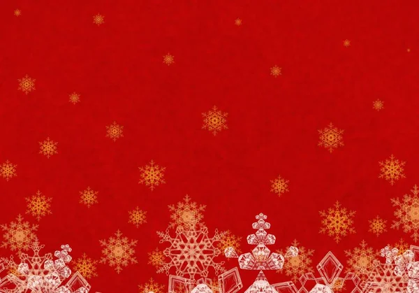 Abstract Christmas Background Snowflakes — Stock Photo, Image