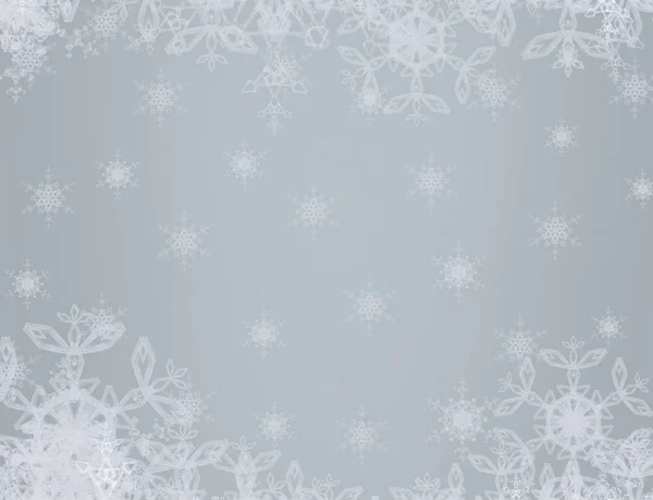 Vánoční Lesklé Pozadí Sněhové Vločky — Stock fotografie