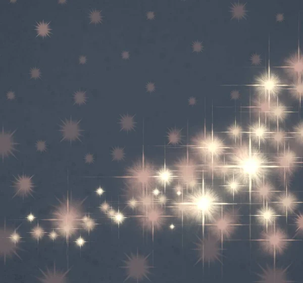 与明星的抽象圣诞节背景 — 图库照片