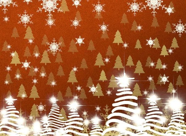 Vektorová Ilustrace Vánočního Stromku — Stock fotografie