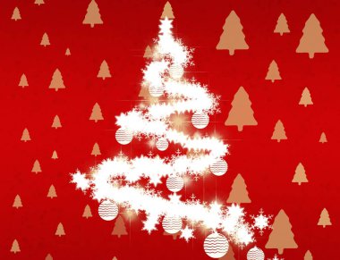 parlak Noel arka plan