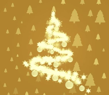 kar taneleri ile sorunsuz Noel arka plan