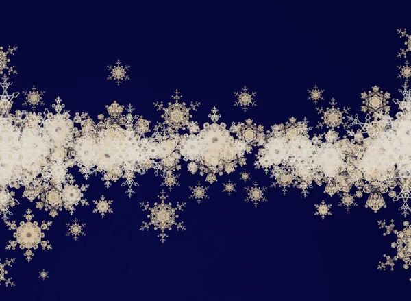 Abstract Seamless Background Snowflakes — Stock Photo, Image