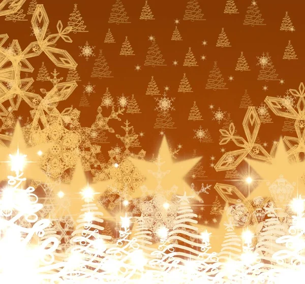 Natale Sfondo Lucido Con Fiocchi Neve — Foto Stock