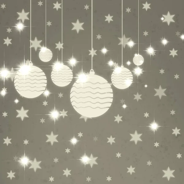 クリスマス ボールのベクトルの背景 — ストック写真