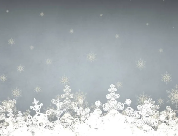 Різдвяний Фон Неба Снігом — стокове фото