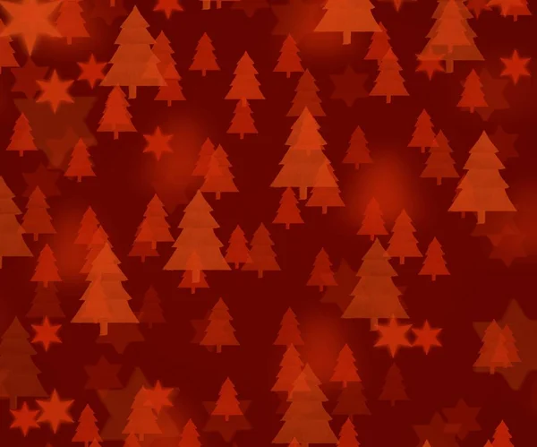 Abstract Christmas Background Trees — Stock Photo, Image