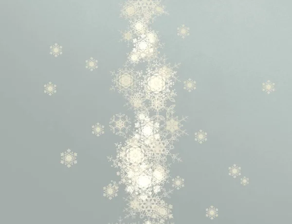 Fondo Navidad Abstracto Con Copos Nieve — Foto de Stock