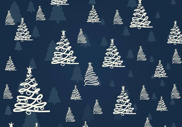 Εικονογράφηση Φορέας Χριστουγεννιάτικα Δέντρα — Φωτογραφία Αρχείου