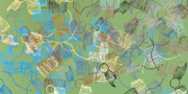 farklı desenleri ile soyut grunge duvar kağıdı