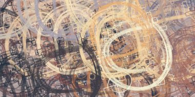 Metnin için alanı olan soyut arkaplan