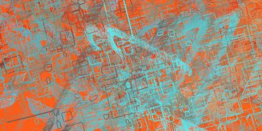 Metin veya resim için alanı olan soyut arkaplan