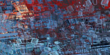 metin veya görüntü için alan ile renkli soyut duvar kağıdı