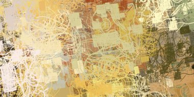 farklı desenleri ile soyut grunge duvar kağıdı