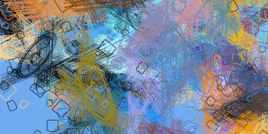 Farklı renk kalıplarına sahip soyut arkaplan