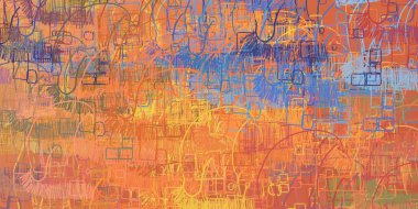 Boyalardan yapılmış soyut sanatsal grungy arka plan