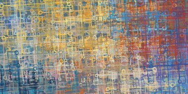 Farklı renk kalıplarına sahip soyut grunge arkaplanı