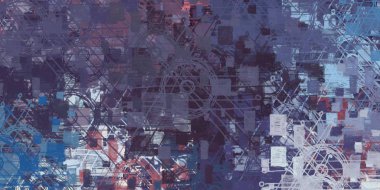 Boyalardan yapılmış soyut sanatsal grungy arka plan