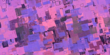 Farklı elementlere sahip soyut arkaplan