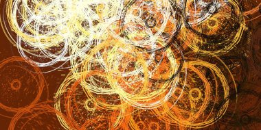 Farklı elementlere sahip soyut arkaplan