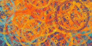 sorunsuz geçmiş ile soyut desen