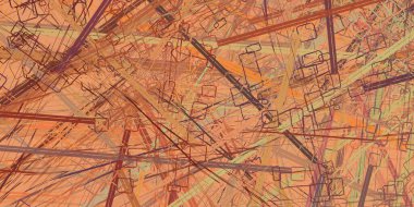 Metnin için alanı olan soyut arkaplan