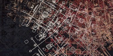 Metnin için alanı olan soyut arkaplan