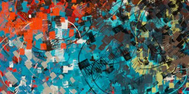 farklı desenlere sahip soyut grunge arkaplanı