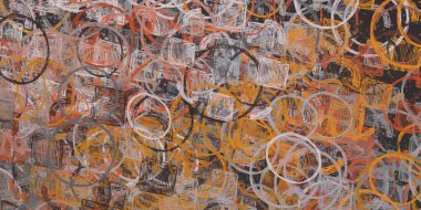 farklı renk desenleri ile soyut duvar kağıdı