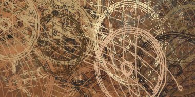 eski tarzda bir ağaç ile arka plan