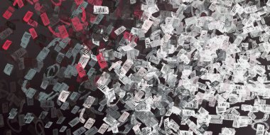 farklı renk desenleri ile soyut duvar kağıdı