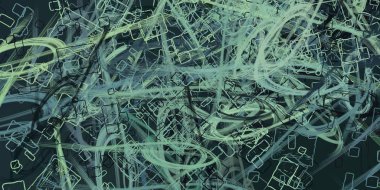 kopyalama alanı ile modern dijital arka plan