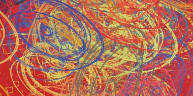 kopyalama alanı ile modern dijital arka plan