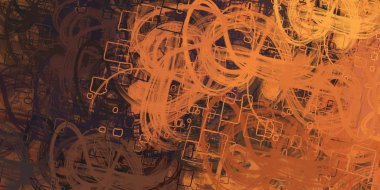 farklı renklerle soyut desen