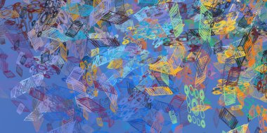 Farklı renk kalıplarına sahip soyut arkaplan