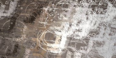 renkli boya desenleri ile soyut duvar kağıdı