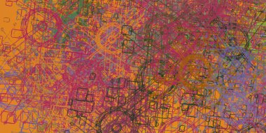 metin için alan ile grunge renkli desen