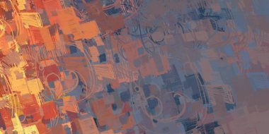 Farklı renk kalıplarına sahip soyut arkaplan