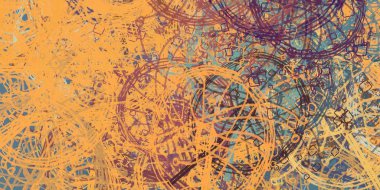 farklı renk desenleri ile soyut duvar kağıdı