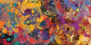 Metnin için alanı olan soyut arkaplan