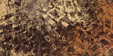 Farklı renk kalıplarına sahip soyut arkaplan