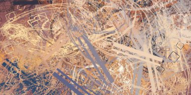 metin için alan ile grunge renkli desen