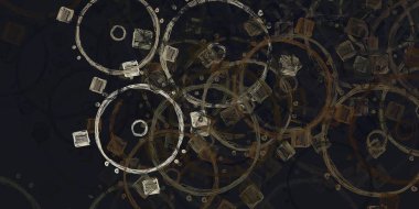 metin alanı ile soyut duvar kağıdı