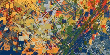 farklı renk desenleri ile soyut duvar kağıdı