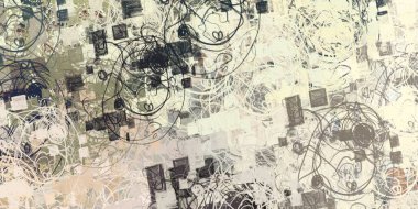 kopyalama alanı ile modern dijital arka plan