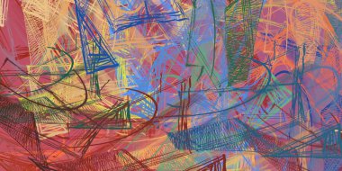 renkli boyama, soyut duvar kağıdı