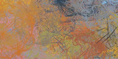 renkli boya desenleri ile soyut duvar kağıdı