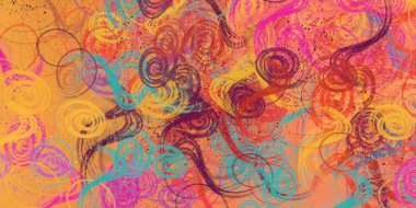 Metnin için alanı olan soyut arkaplan