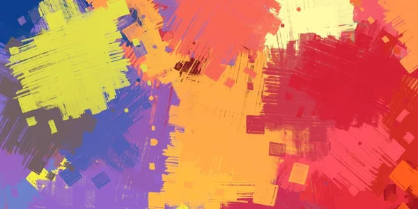 Papel Parede Abstrato Com Padrões Cores Diferentes — Fotografia de Stock